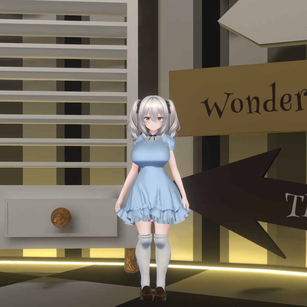 【ミルティナ対応衣装】FrifriDress|VRChat 3D衣装