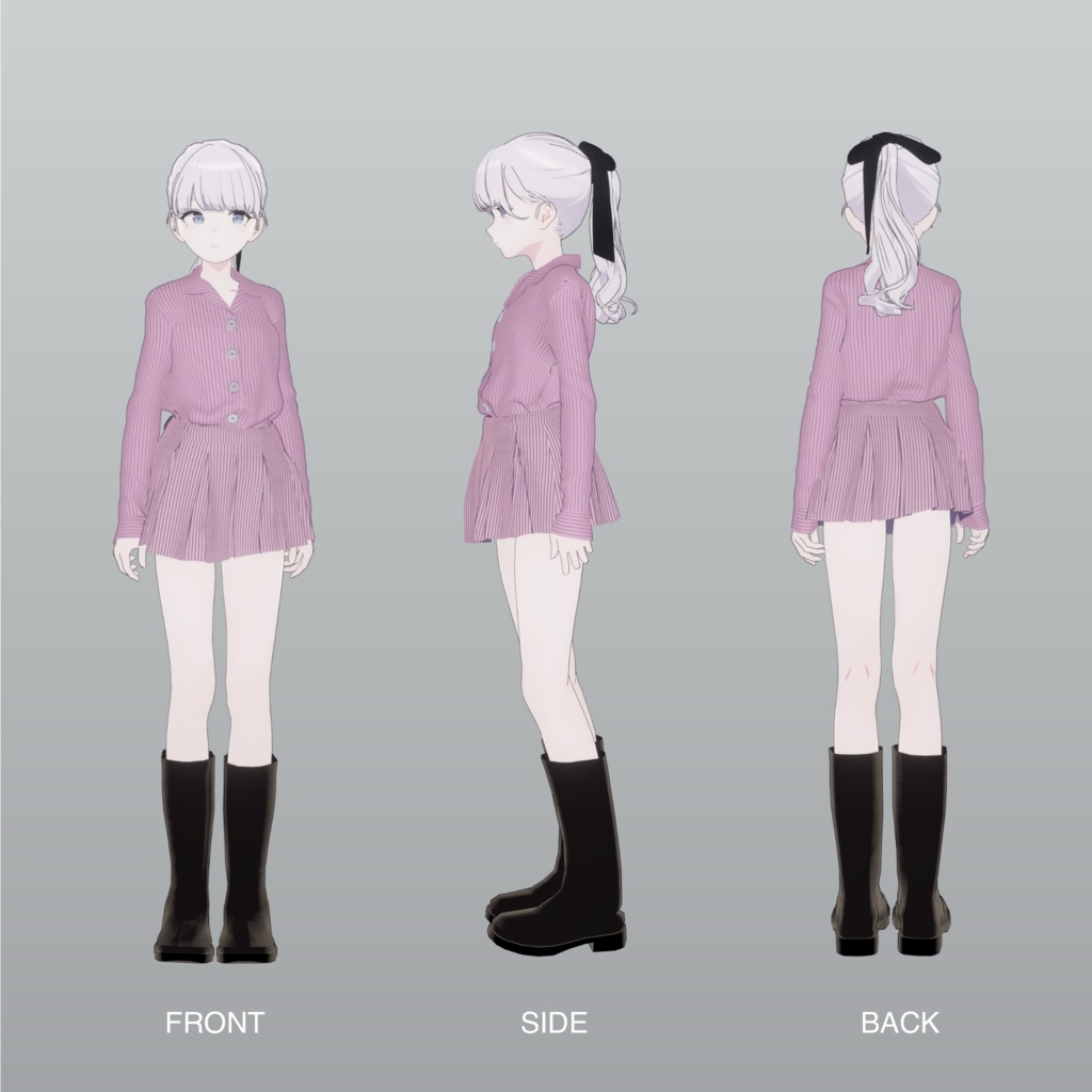 【Lapwing対応衣装】 Strippy|VRChat 3D衣装
