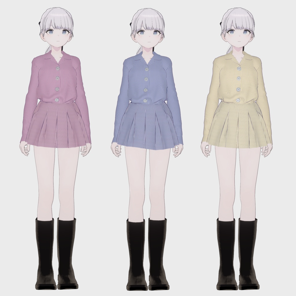 【Lapwing対応衣装】 Strippy|VRChat 3D衣装