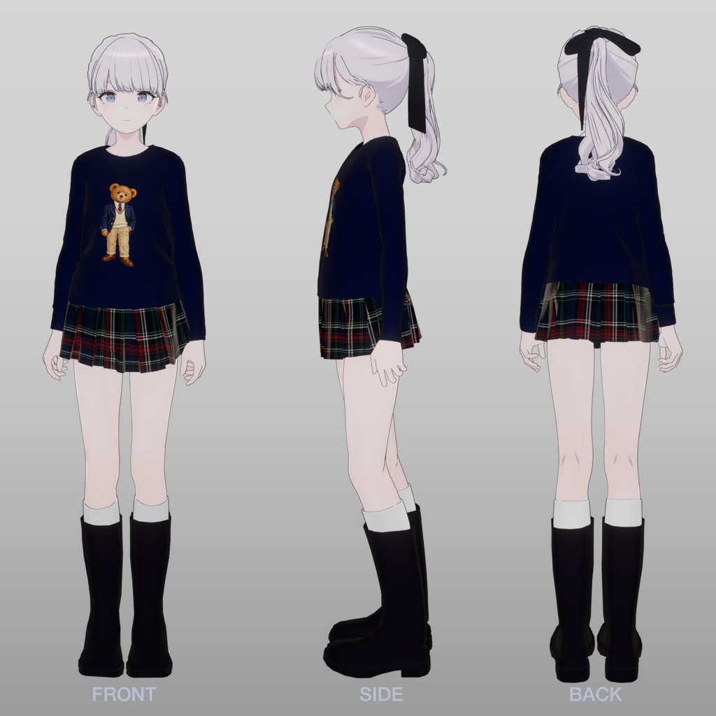 【Lapwing対応衣装】 TeddyWhim|VRChat 3D衣装