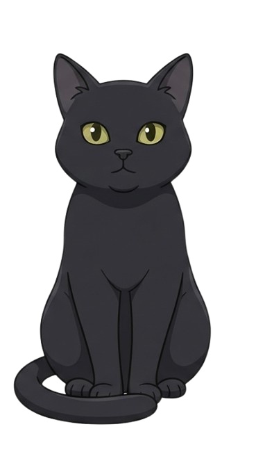 【あくび猫の配信背景セット・第2弾】深夜の癒やしアクアリウム部屋&クロマキー黒猫動画