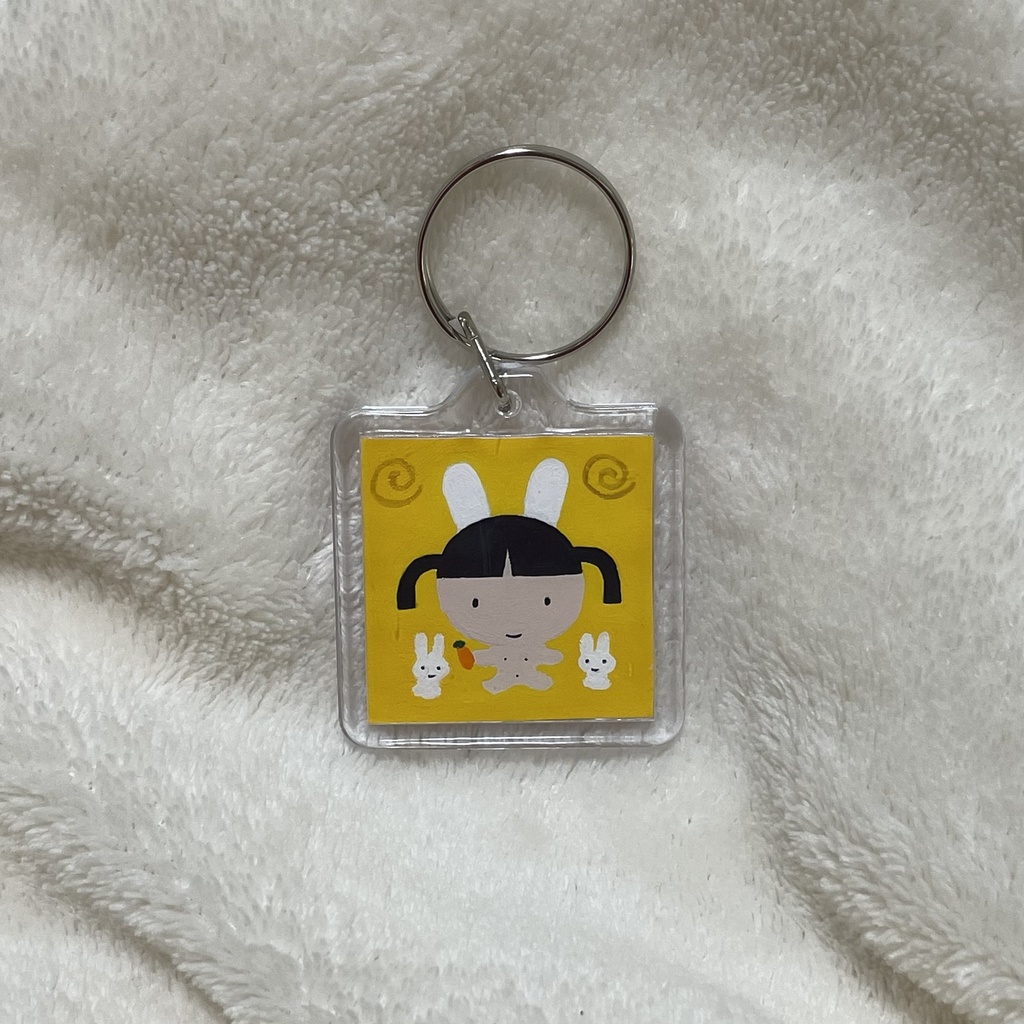 うさぎのおまもり（き）