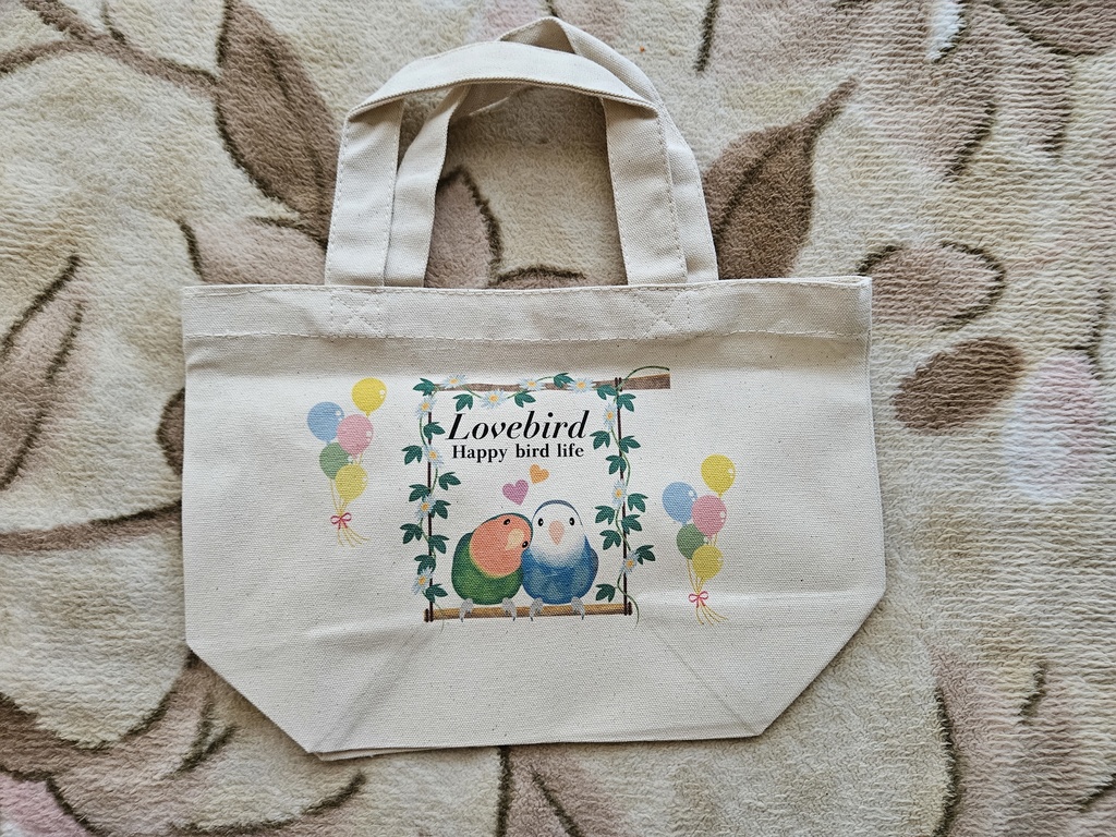 コザクラインコ トートバッグ S