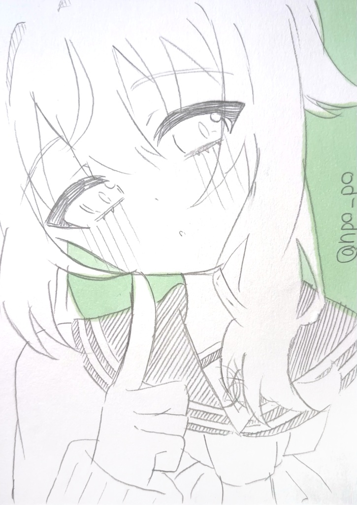 柚鳥ナツ シャーペン画