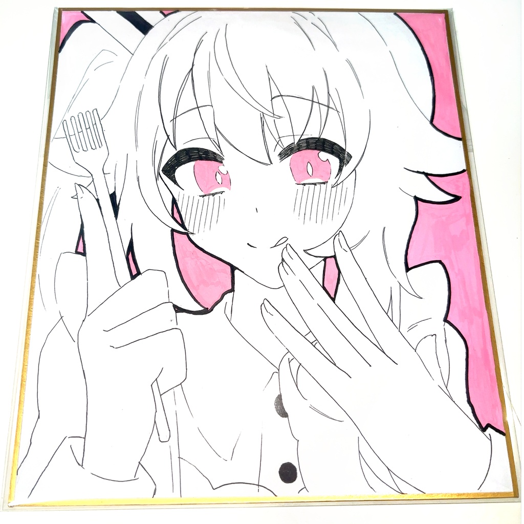 柚鳥ナツ 色紙