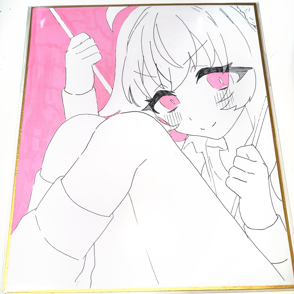 柚鳥ナツ 色紙