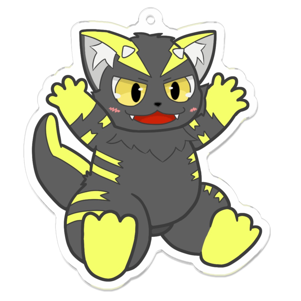 おすわりあくとアクキー