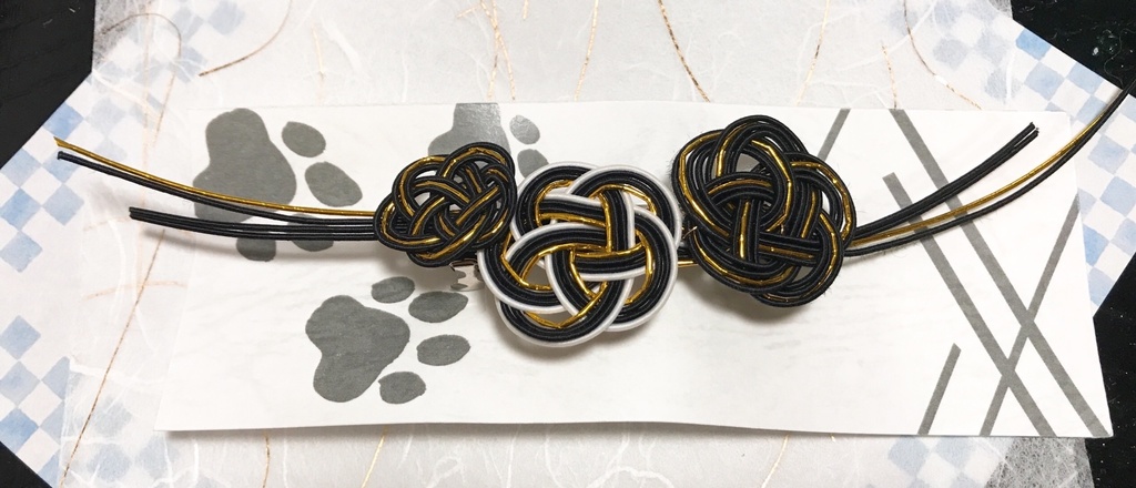 水引 梅結びバレッタ 4色