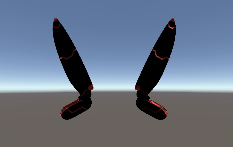 【vrc想定】CyberBunnyHeadGear