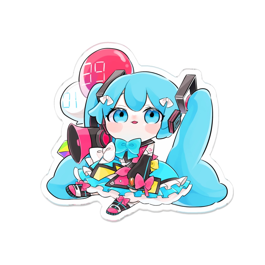 ふりかけちゃんバッジ