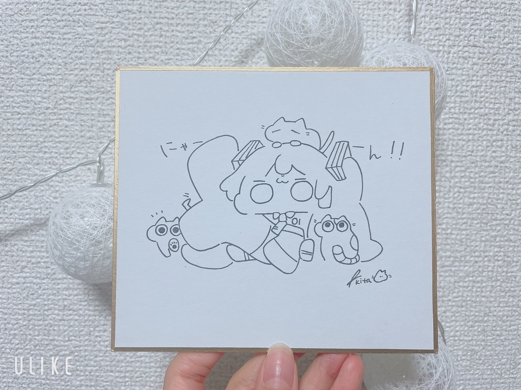 にゃーん！！豆色紙