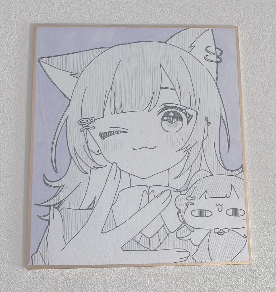 代理ちゃんwithちび代理ちゃん色紙！