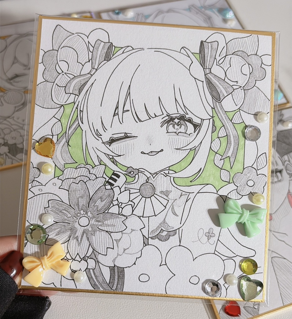 ブーケちゃん中色紙！