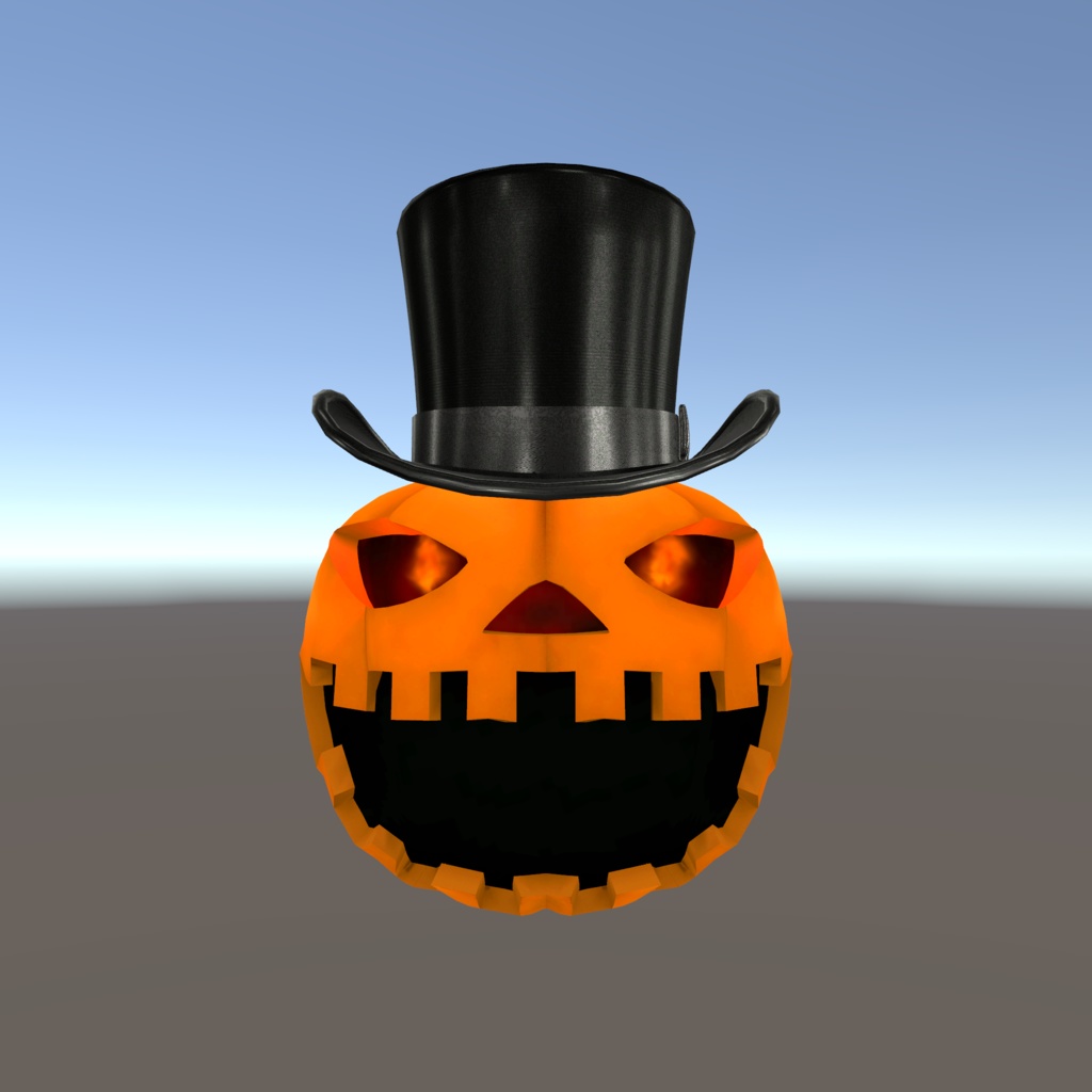 MA対応 カボチャヘルメット シルクハット付き