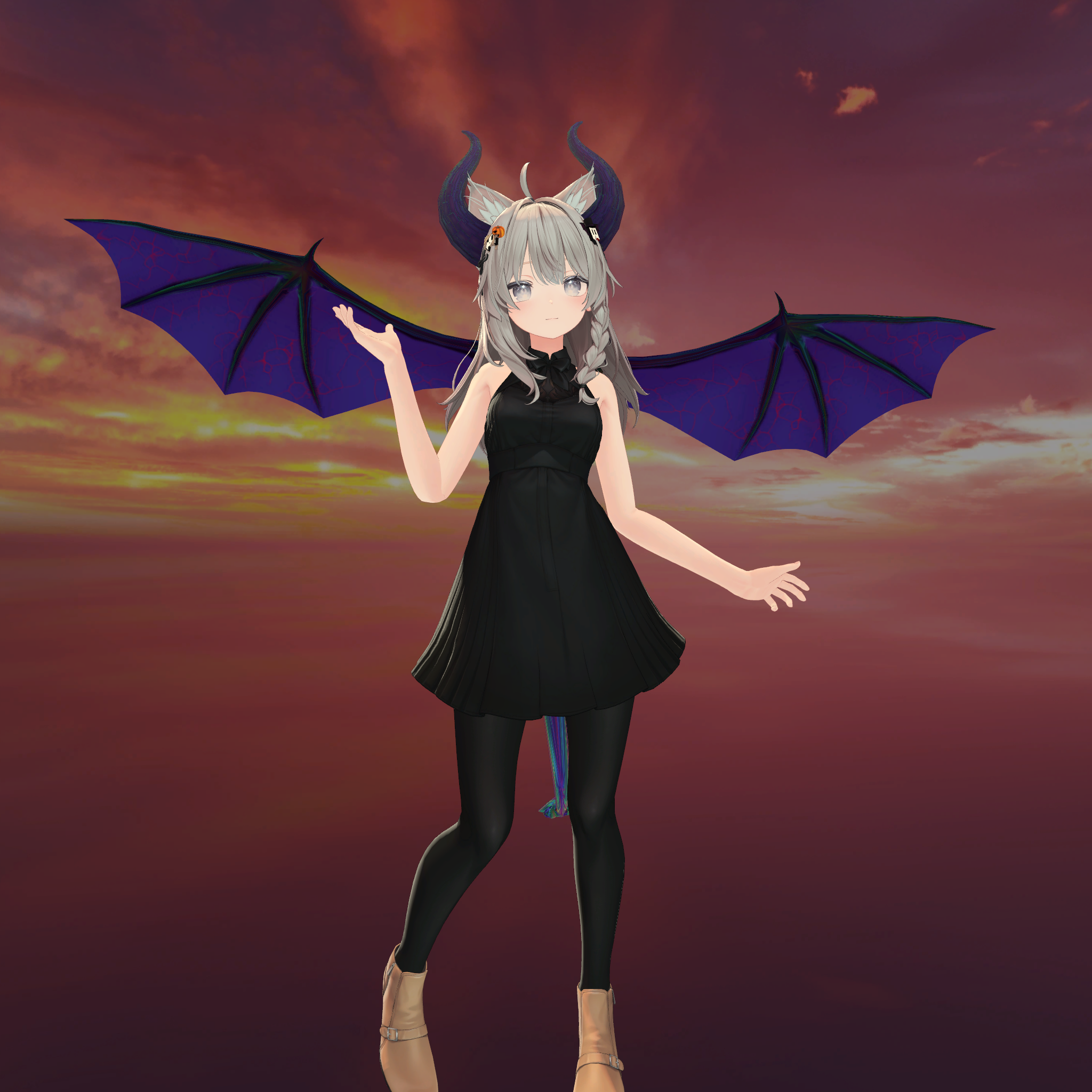 悪魔（蝙蝠）の翼 飛行ギミック付きバージョン　MA対応