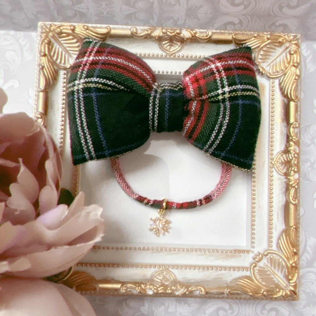 ふわふわリボン(背)ver.クリスマス(Green)