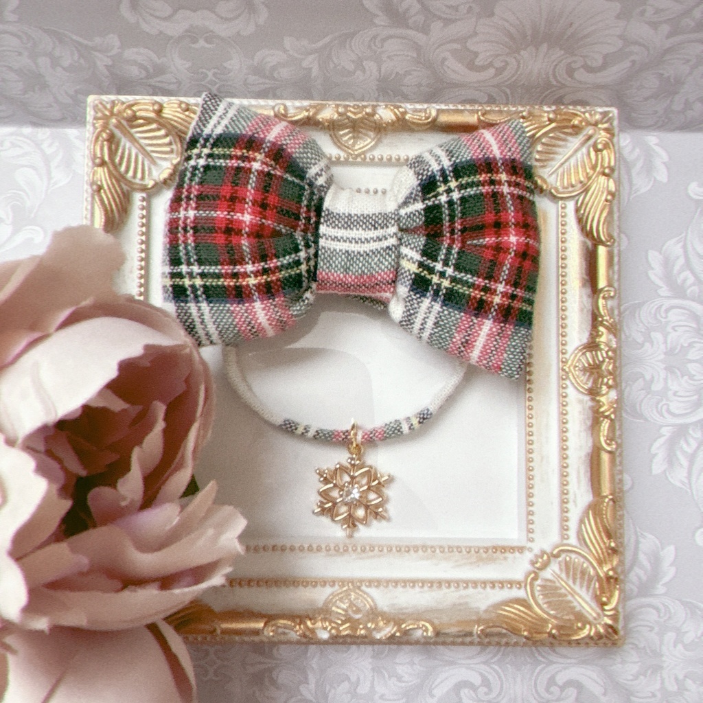 ふわふわリボン(背)ver.クリスマス(White)