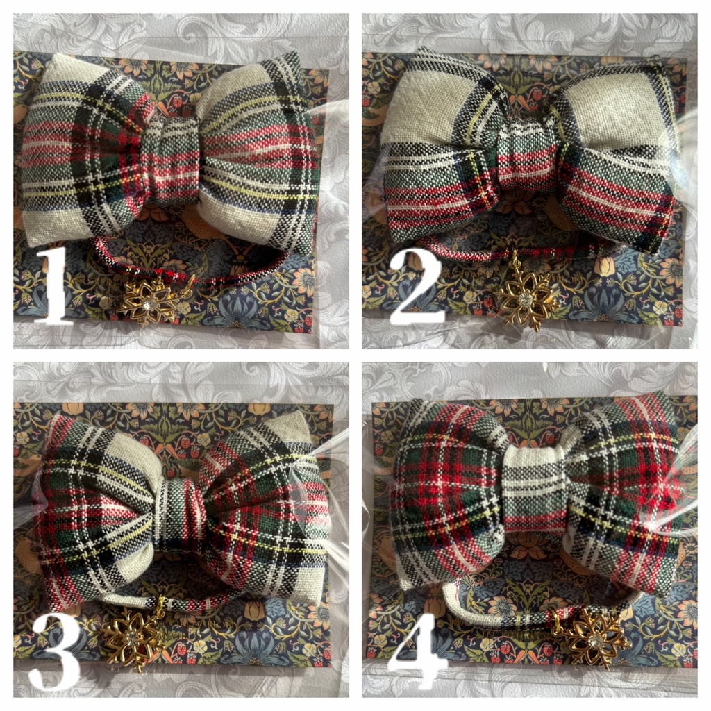 ふわふわリボン(背)ver.クリスマス(White)