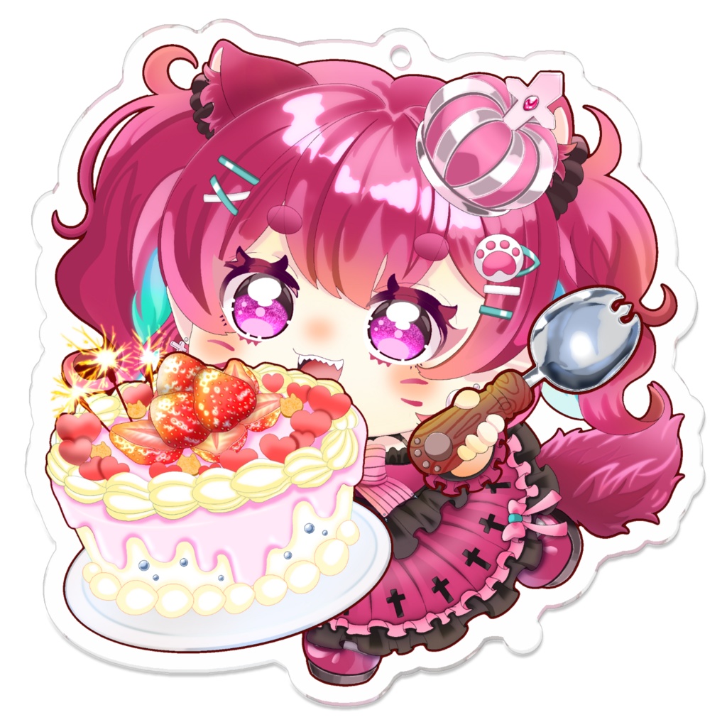 お誕生日ミニぺろり2026ver アクリルキーホルダー