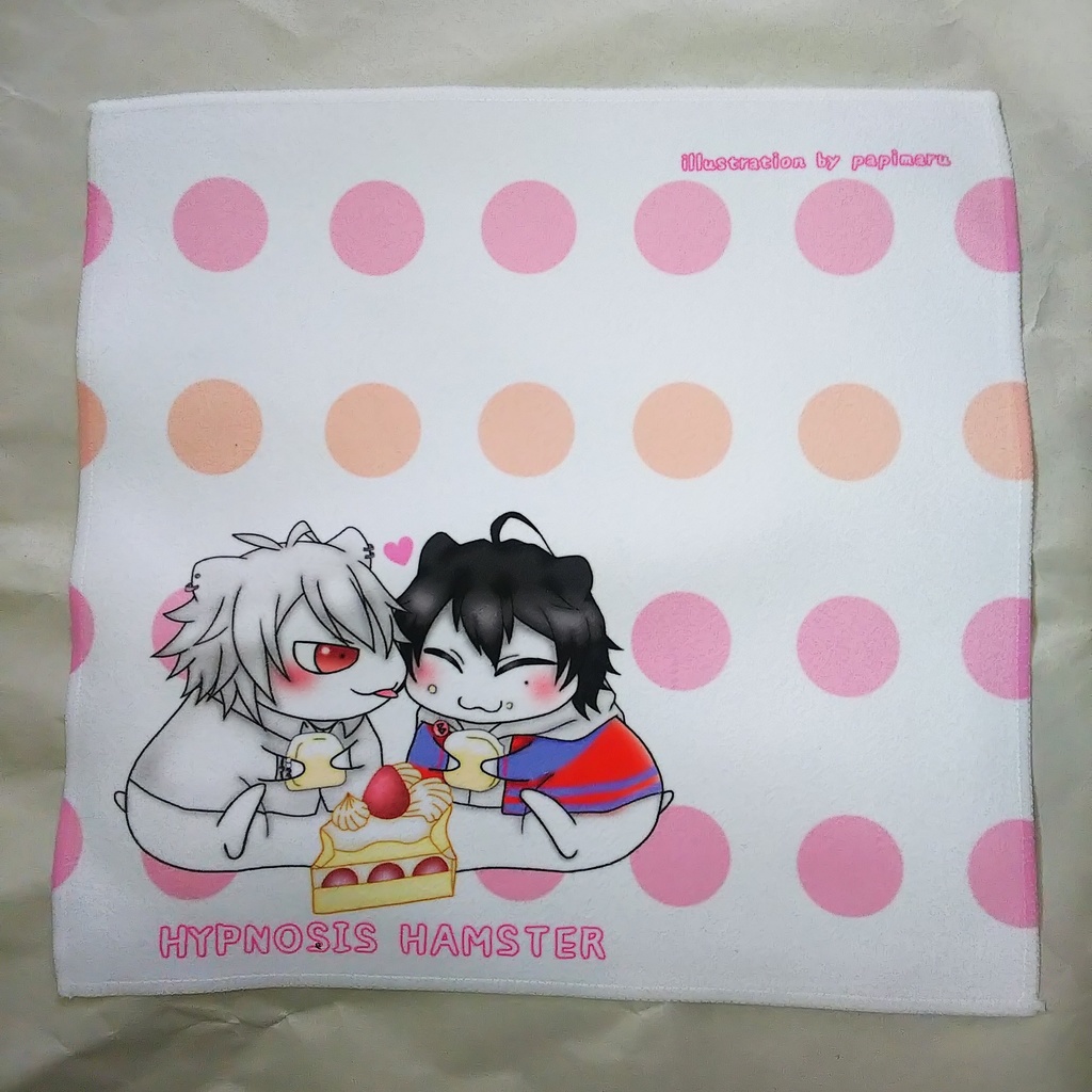 ヒプハムハンカチ（赤）