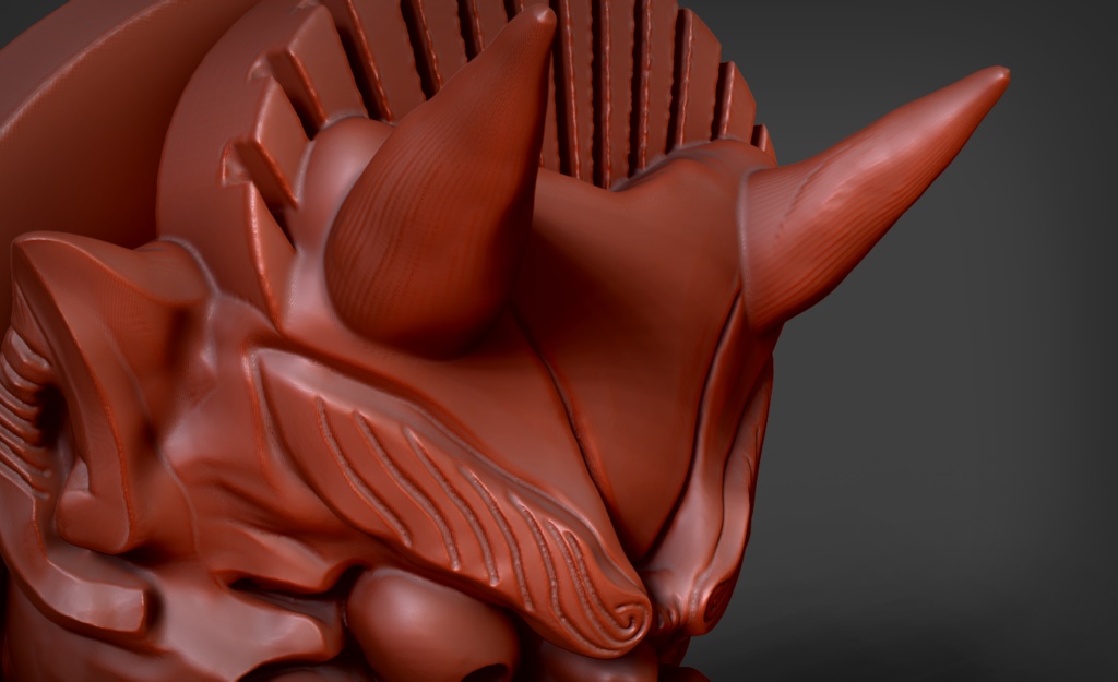 鬼瓦(zbrush用 3Dモデル)