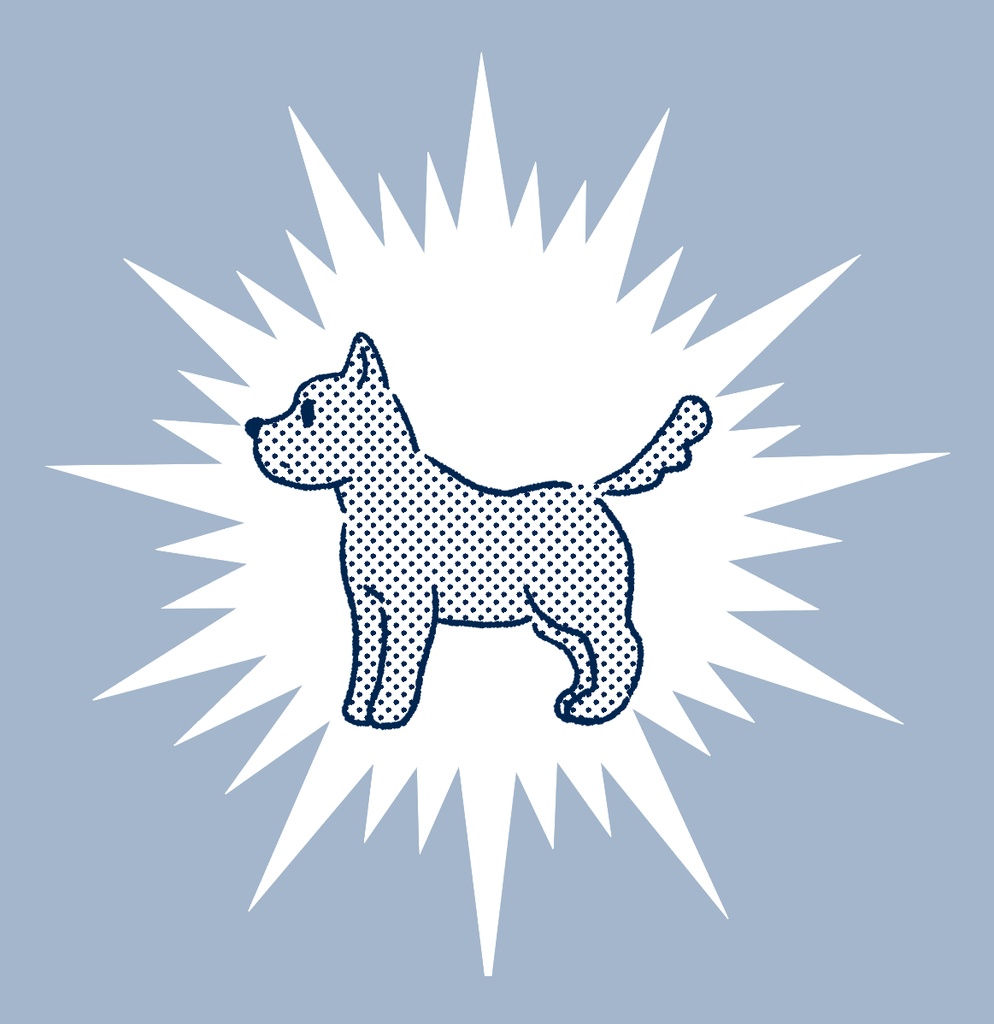 221B光る犬Tシャツ