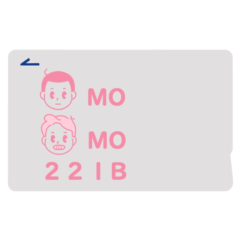 221Bicカードステッカー