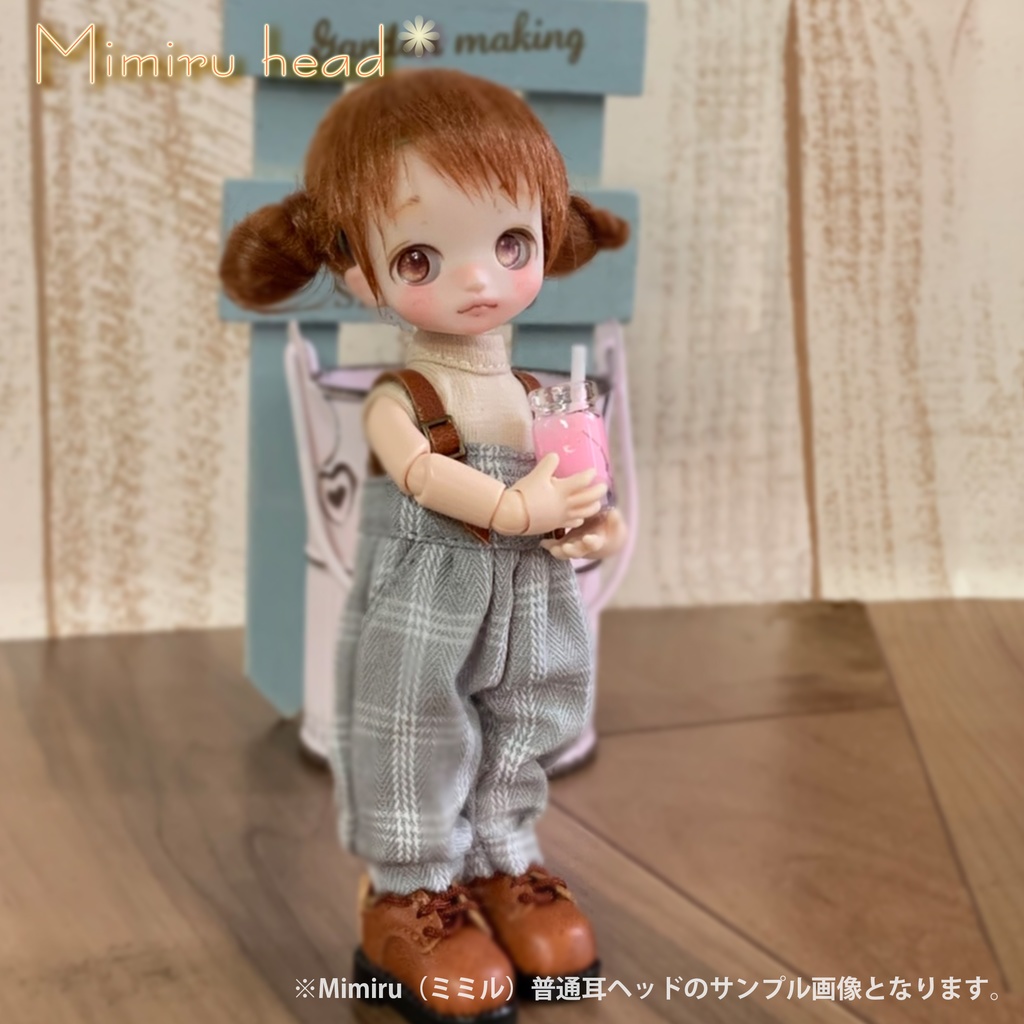 larimar ミミ伏し目 カスタムドールヘッド 超美品の - 人形