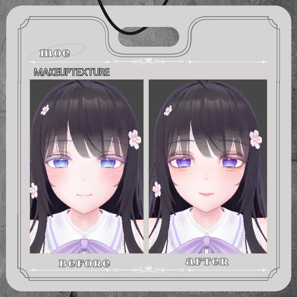 Moe MakeupTexture/Under eyelashes