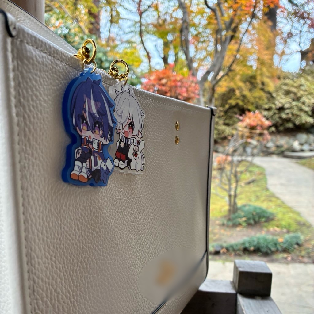 【非公式】おすわりアクリルキーホルダー【2次創作】