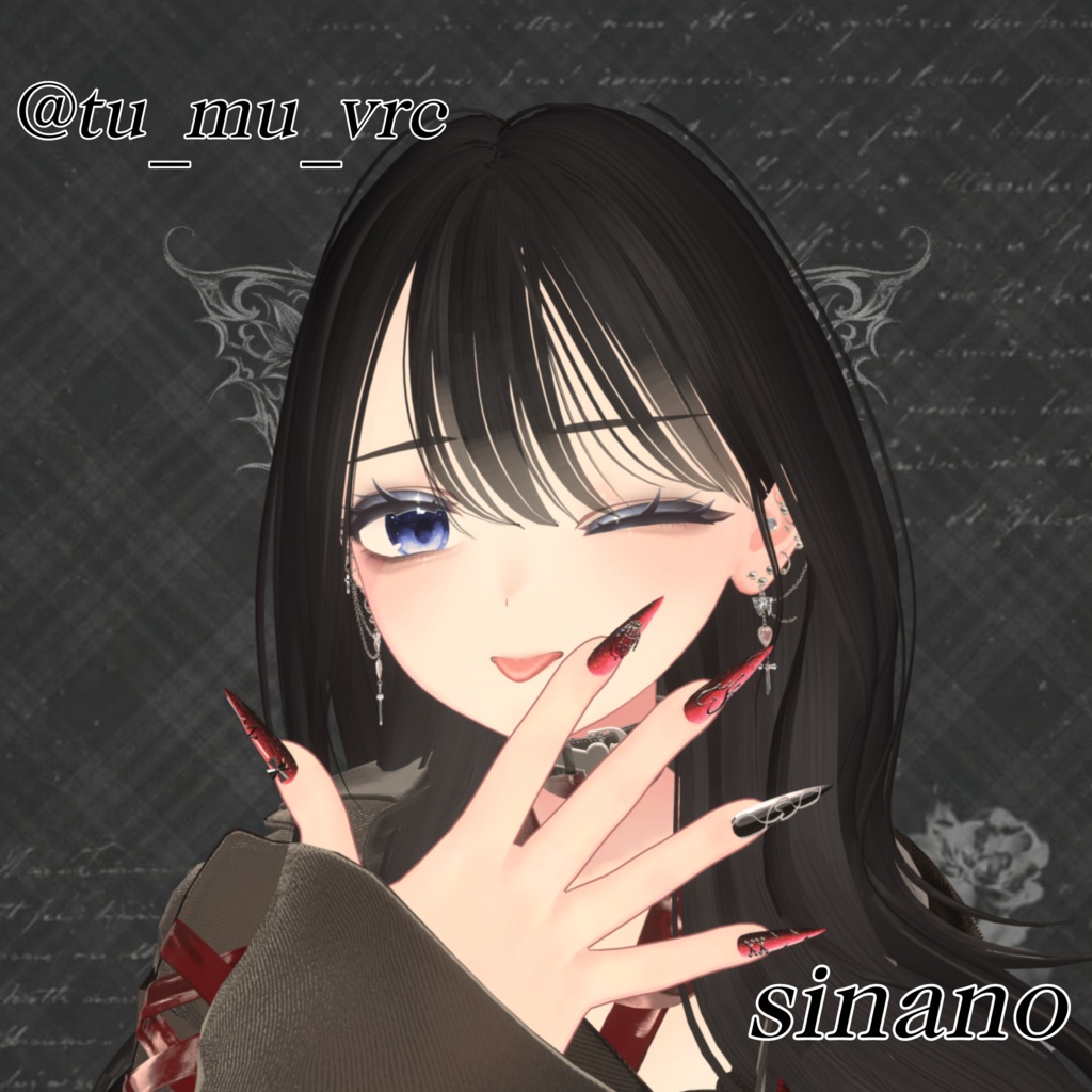 Heart steal nail【MA対応 / 7アバター対応 / 5Color】