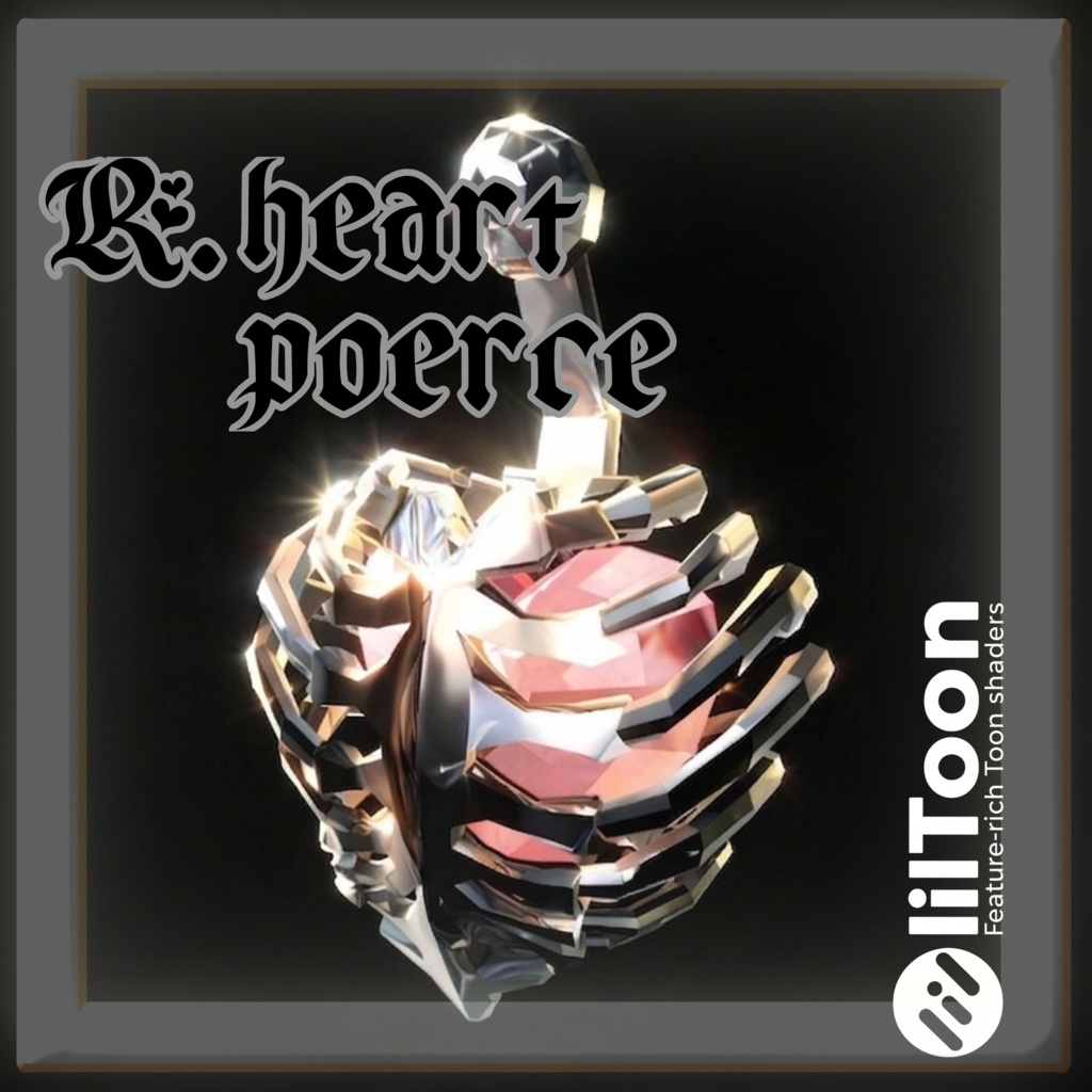 R.heart Poerce【VRC対応★無料】