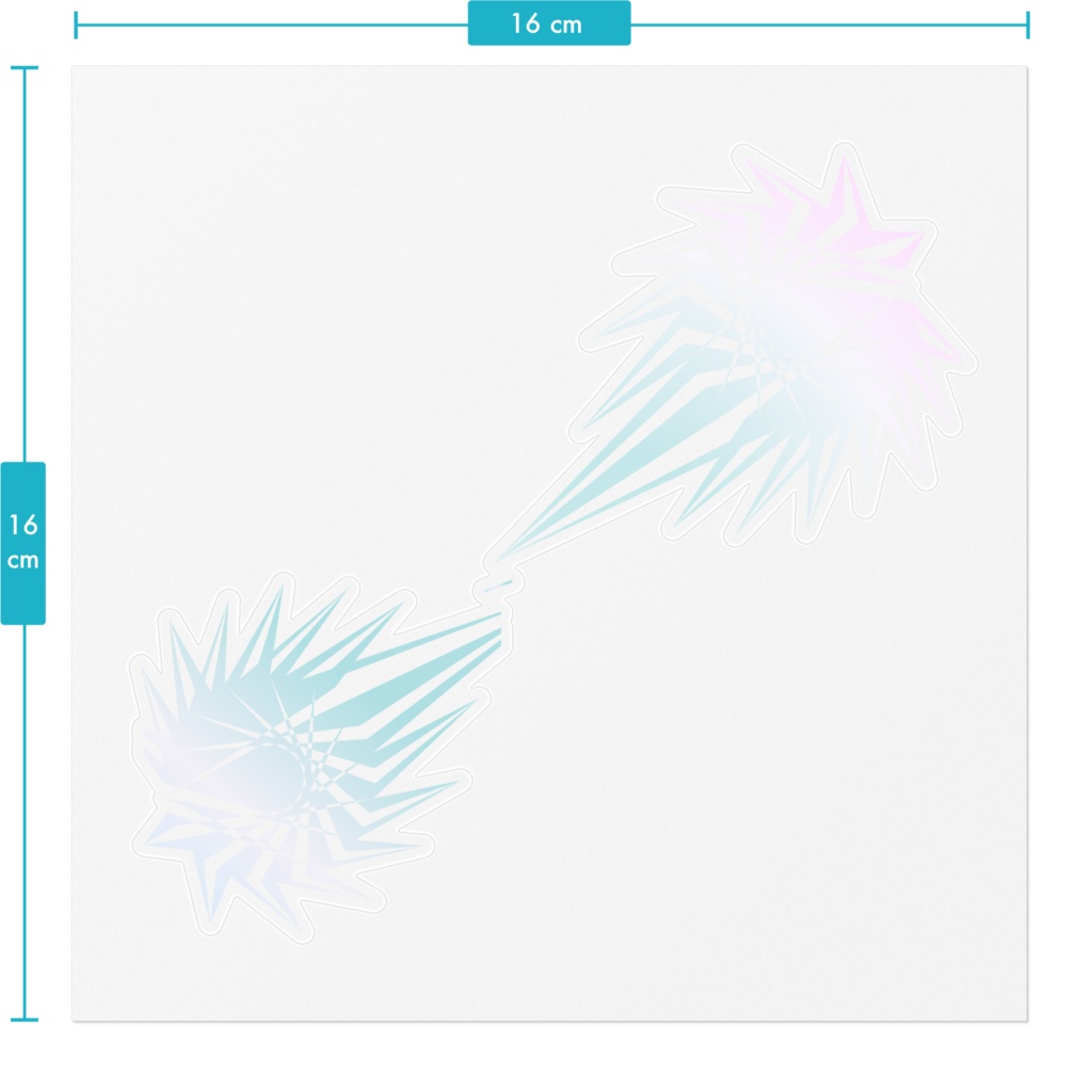 しかけちゃん_メテオクレスト_透明ステッカーVol.1
