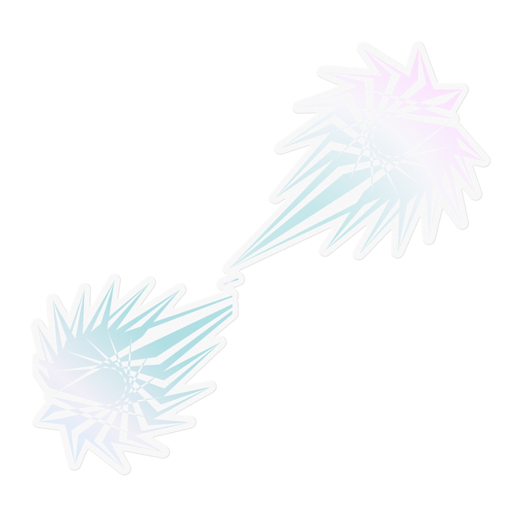 しかけちゃん_メテオクレスト_透明ステッカーVol.1