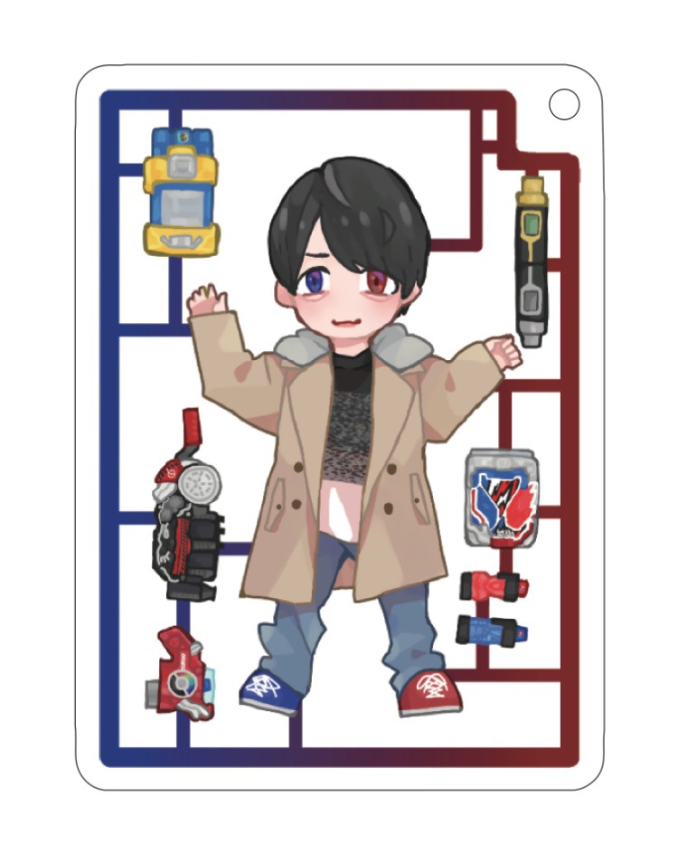 ビルド  アクリルキーホルダー