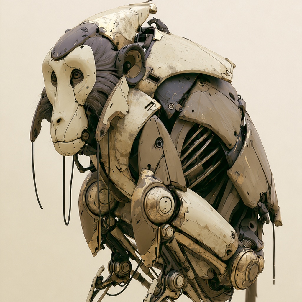 Cyber Wa Robotic Creatures Vol.1 サイバー和風 動物ロボット素材集