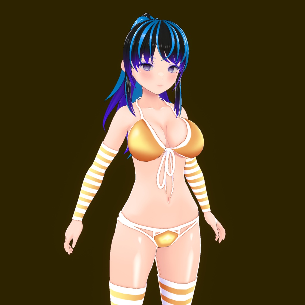 Vroid Gold N' White Bikini (New Years)