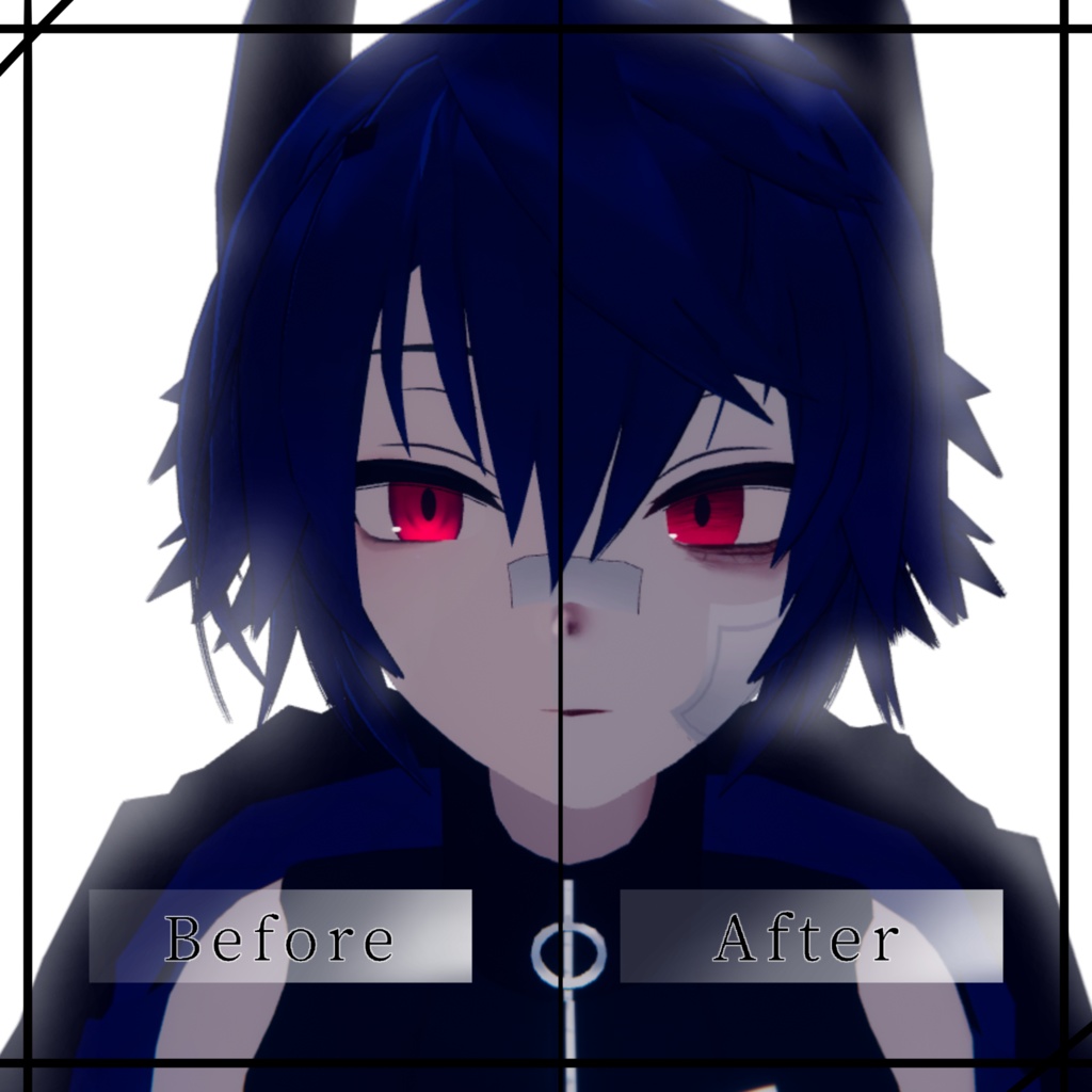 ≪ noiz ≫ 肌・眼テクスチャ素材 || skin・eye texture