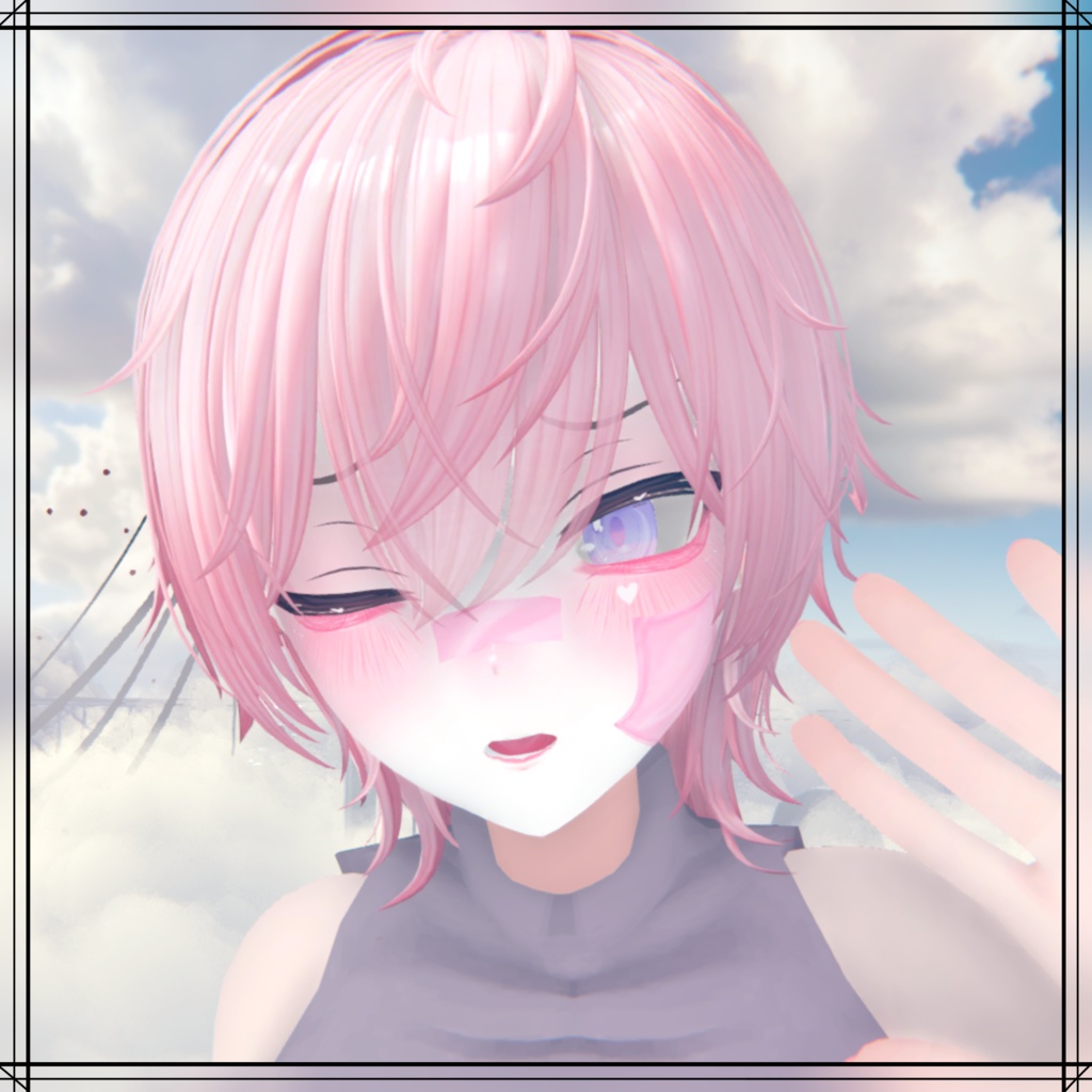 ≪ noiz ≫ パステル肌・眼テクスチャ素材 || pastel skin・eye texture