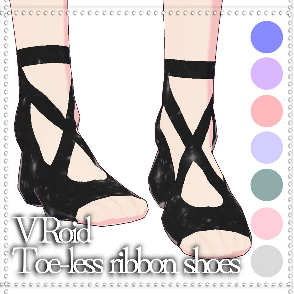 🖤[無料] 🖤 VRoid Toe-less socks