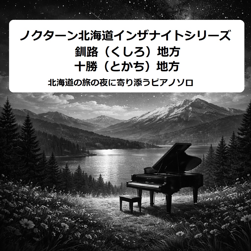 ノクターン北海道インザナイトシリーズ　釧路（くしろ）地方、十勝（とかち）地方　北海道の旅の夜に寄り添うピアノソロ