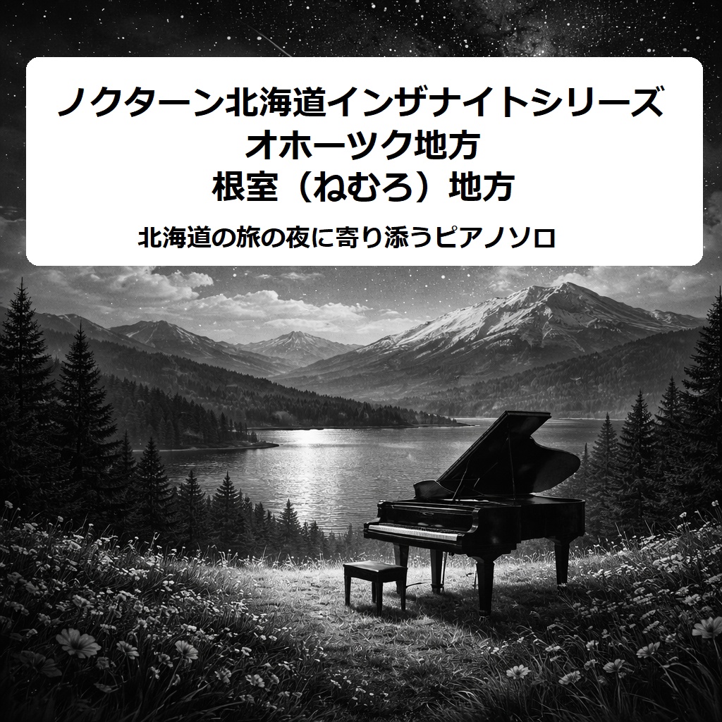 ノクターン北海道インザナイトシリーズ　オホーツク地方、根室（ねむろ）地方　北海道の旅の夜に寄り添うピアノソロ