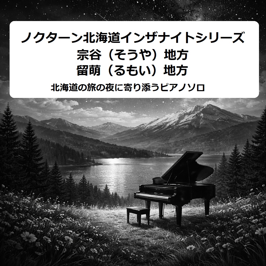ノクターン北海道インザナイトシリーズ　宗谷（そうや）地方、留萌（るもい）地方　北海道の旅の夜に寄り添うピアノソロ