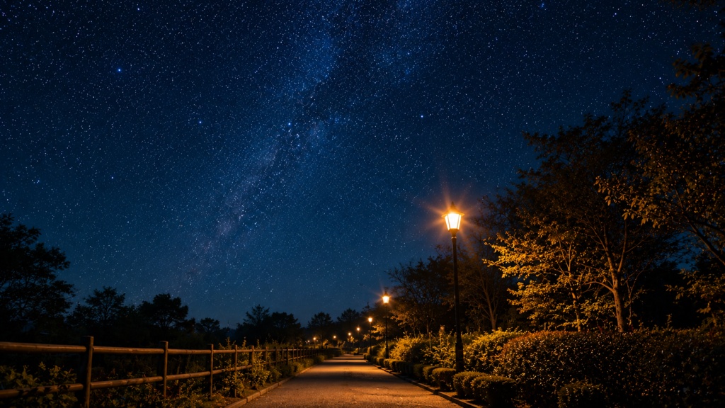 【ピアノ曲】散歩道見上げた星空