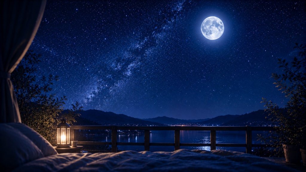 【ピアノ曲】月と星を見て過ごしたあの夜
