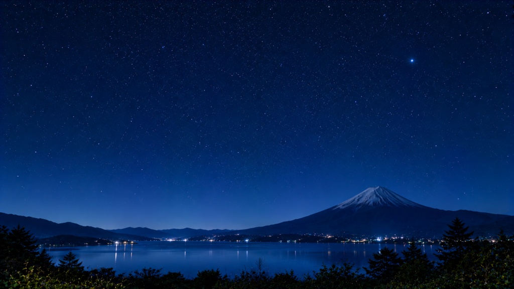 【ピアノ曲】快晴の夜空