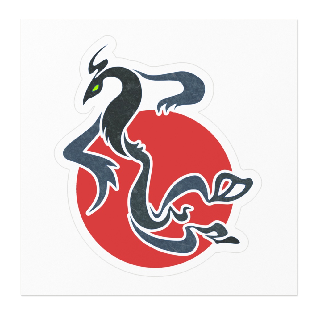 トリックアート【うつくしい日々】ステッカー(小)