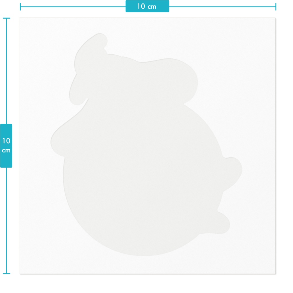トリックアート【うつくしい日々】ステッカー(小)