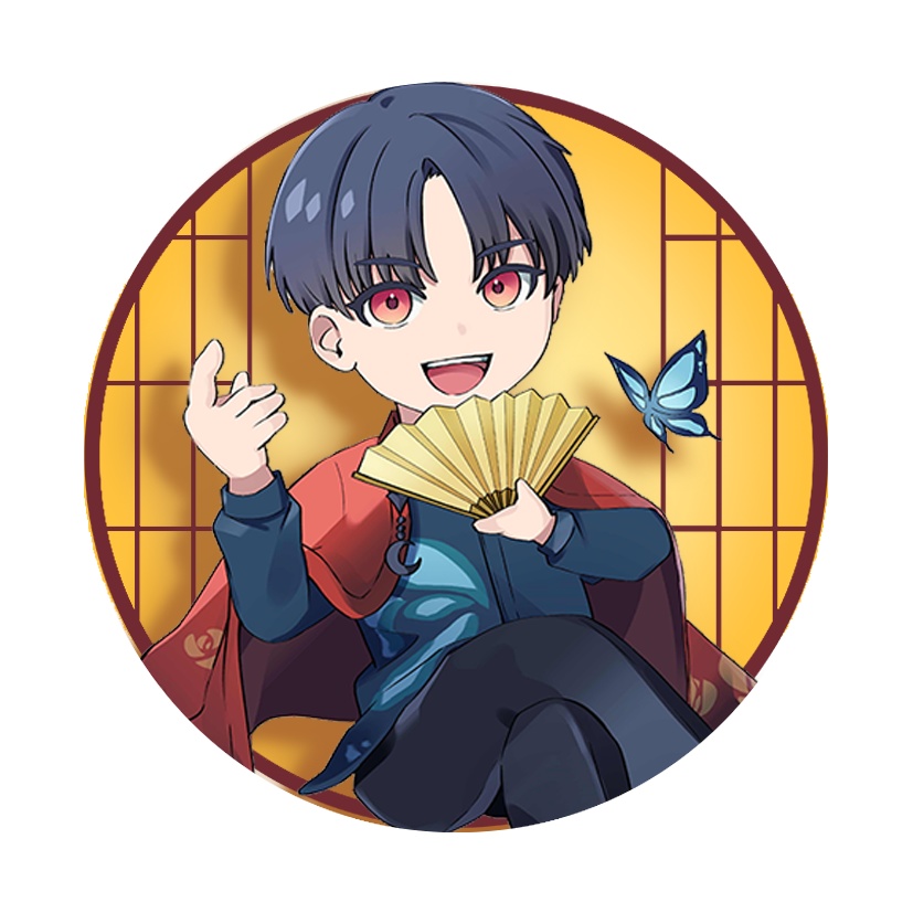 ロザリー／缶バッジNo.1