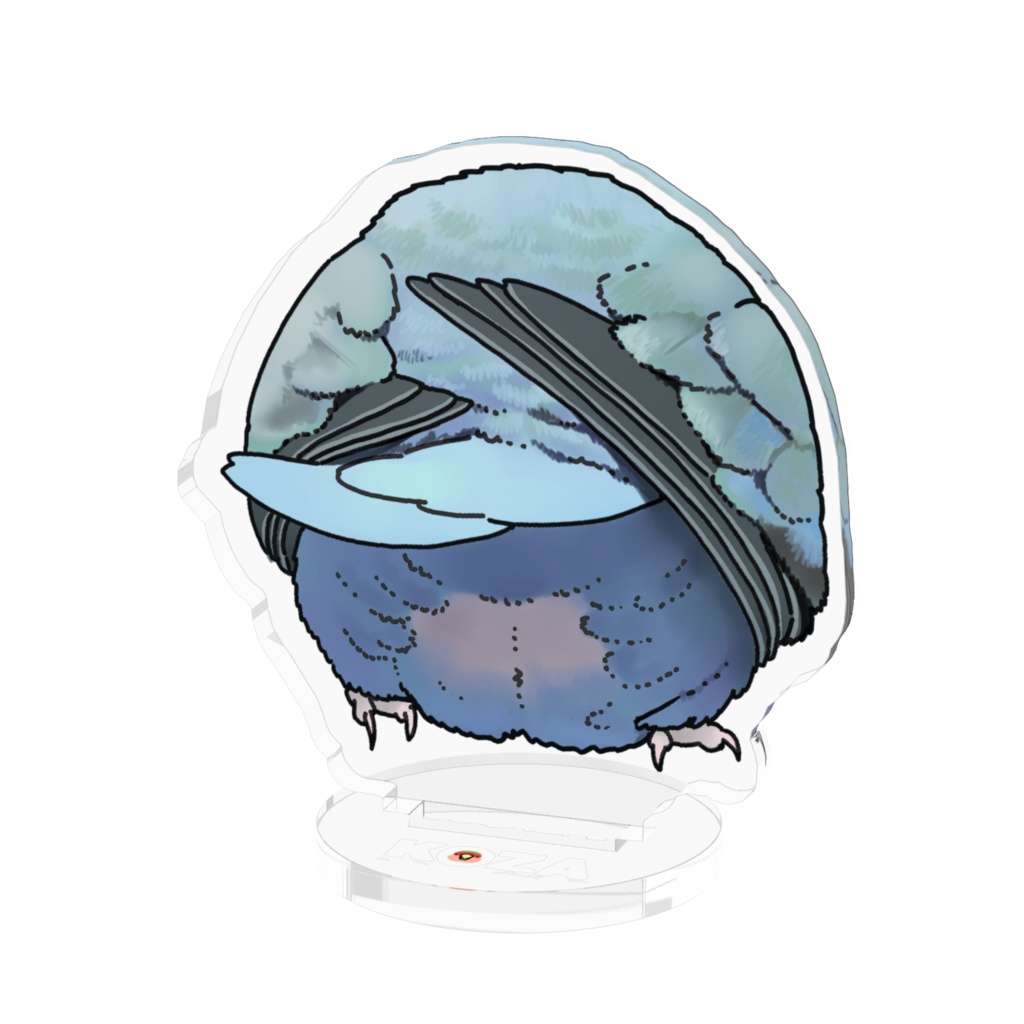 コザクラインコアクリルフィギュア(ヴァイオレット)